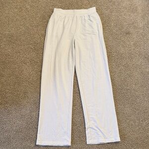 ALO Yoga White Wide Leg Pants